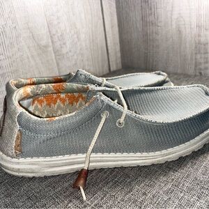Hey Dude Light Gray Slip-On Loafers